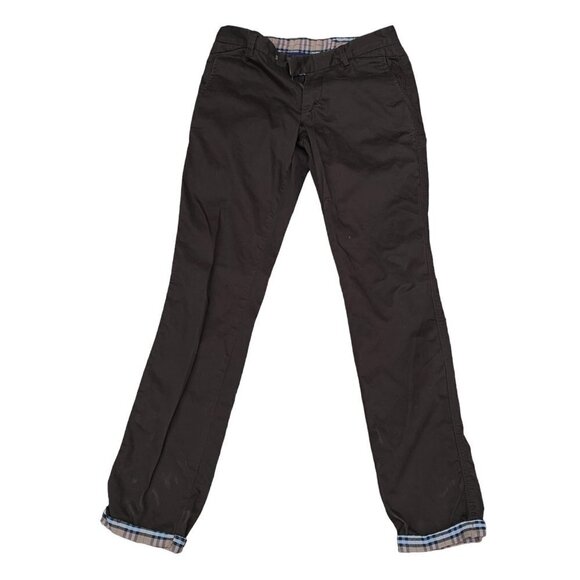 VINTAGE Burberry Brit SuperNova Pants Brown Size 31 - Picture 1 of 8